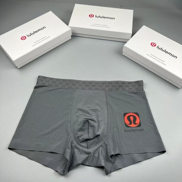 Lululemon Fashion Print Logo Mens Boxer Briefs - Picture 8 of 9